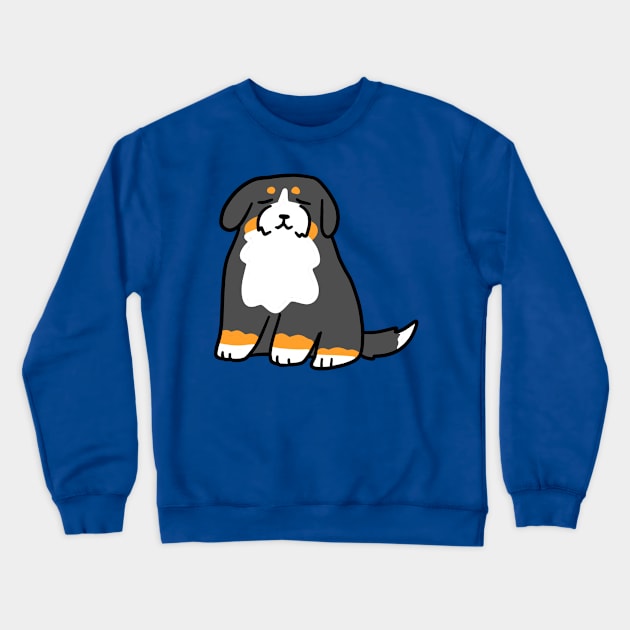 Sleepy Bernie Pup Crewneck Sweatshirt by saradaboru